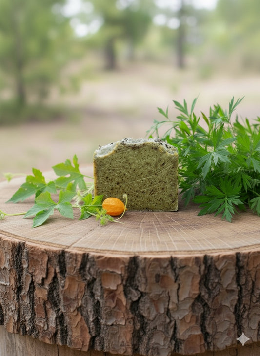 Carassee Meets Mugwort Soap.  / Goat’s Milk