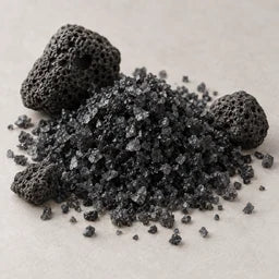 Hawaiian black lava volcanic sea salt source ingredient